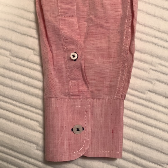 UNTUCKIT Men’s Long Sleeve Cotton and Linen Blend Shirt Size Large - Picture 3 of 8